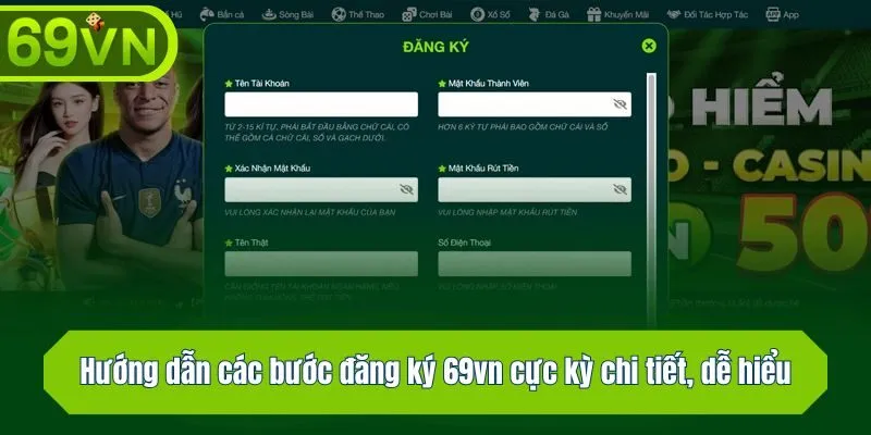 Hướng dẫn các bước đăng ký 69vn cực kỳ chi tiết, dễ hiểu